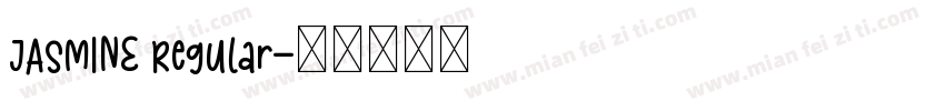 JASMINE Regular字体转换